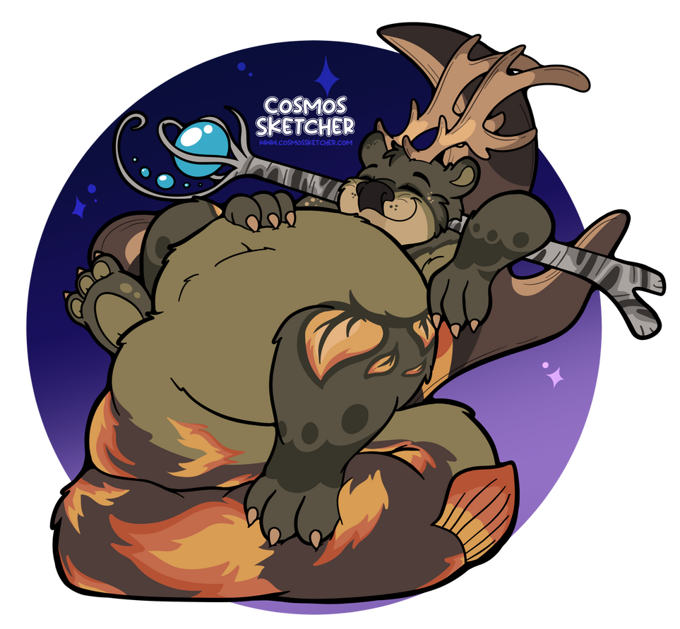 Comm - Capybara Druid