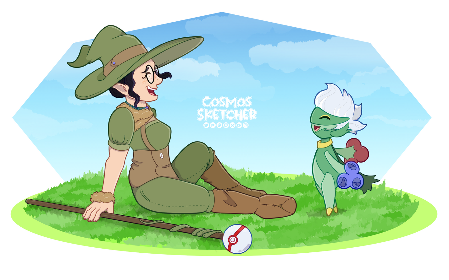 Pokemon - Bergamot + Roserade